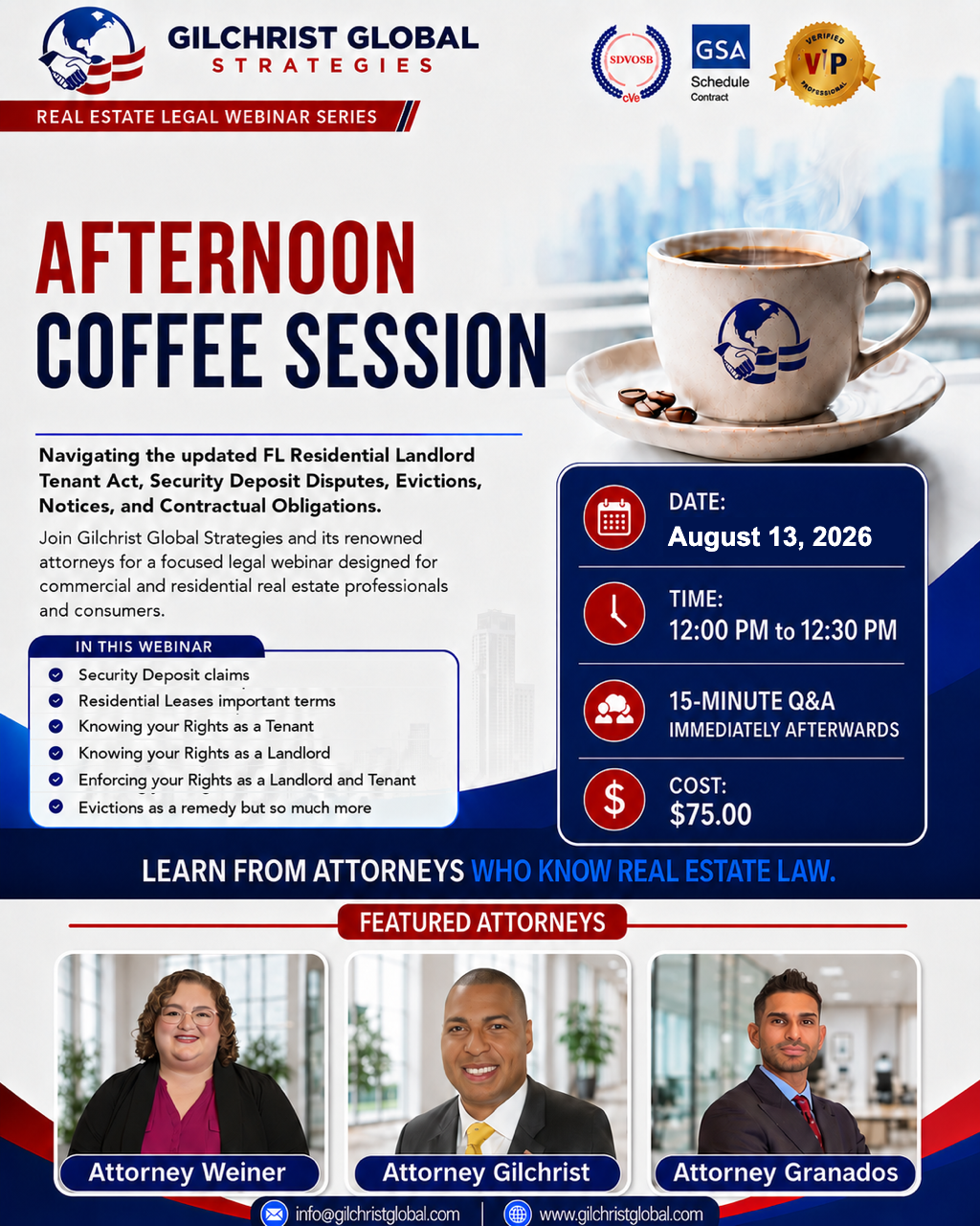 Afternoon Coffee Session Flyer